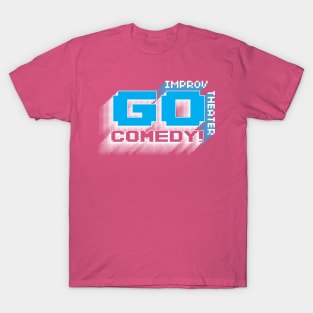 Go Comedy 8 bit logo T-Shirt